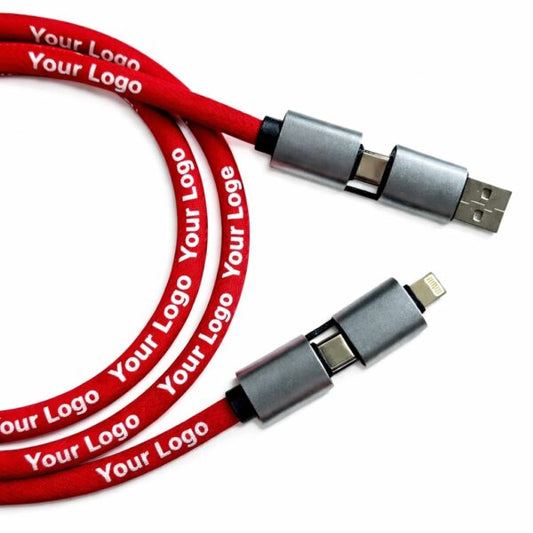 FCC002 (4-in-1 Woven Charging Cable)